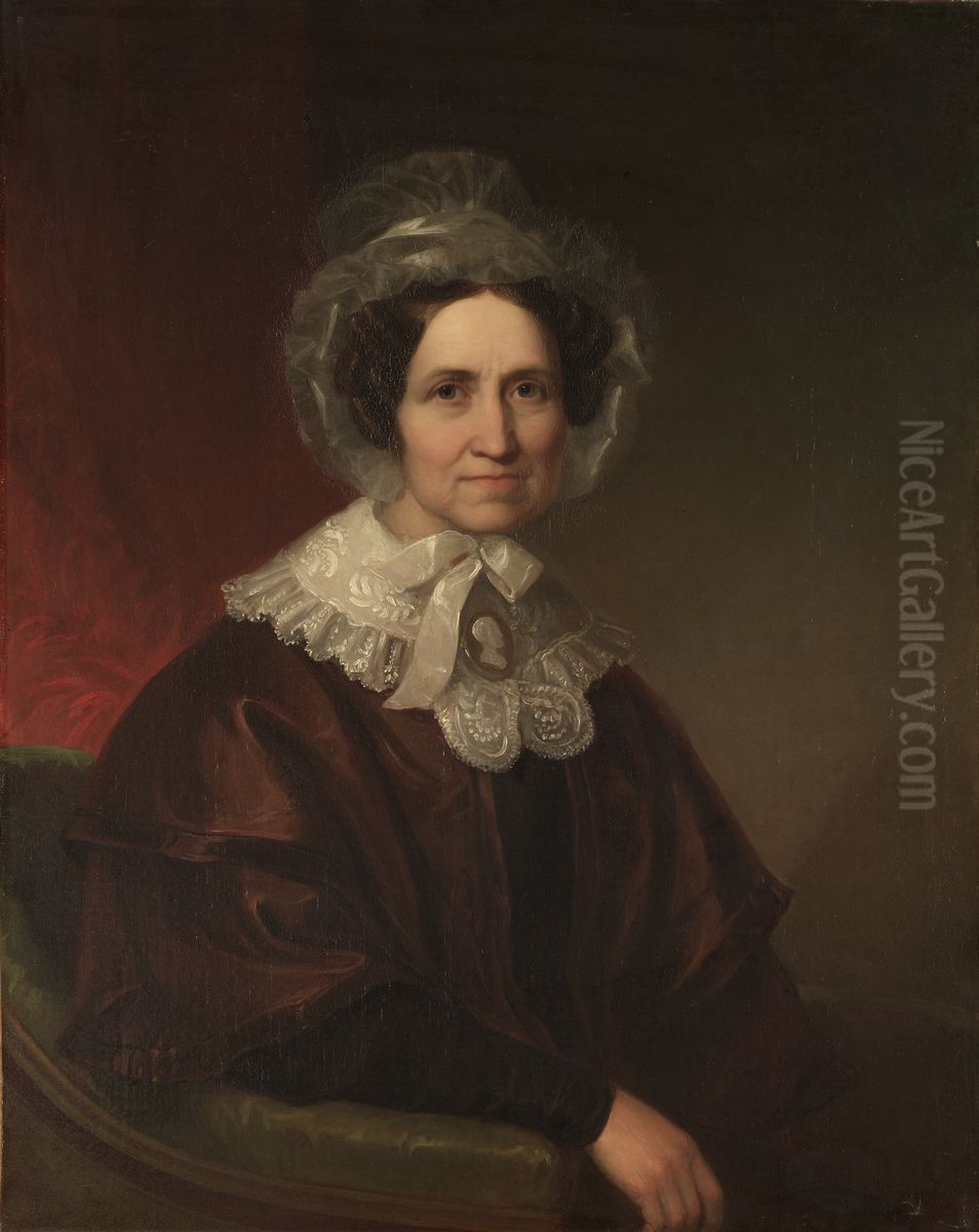 Sarah Eliot Scoville Oil Painting by Asher Brown Durand