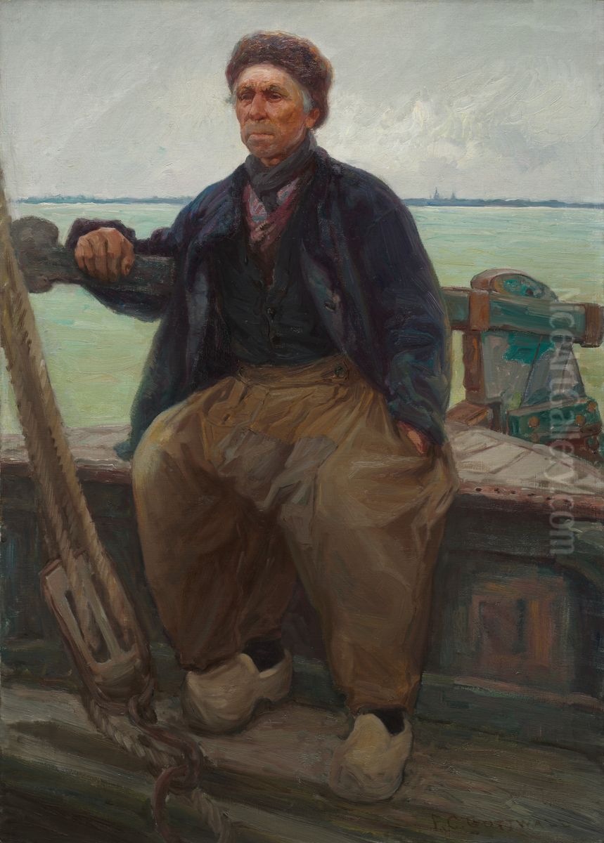 The Dutchman Oil Painting by Frederick Gottwald