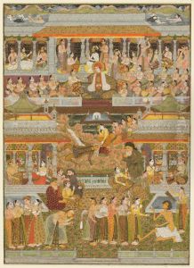 A composite of scenes from Persian, Urdu, and Sanskrit literature