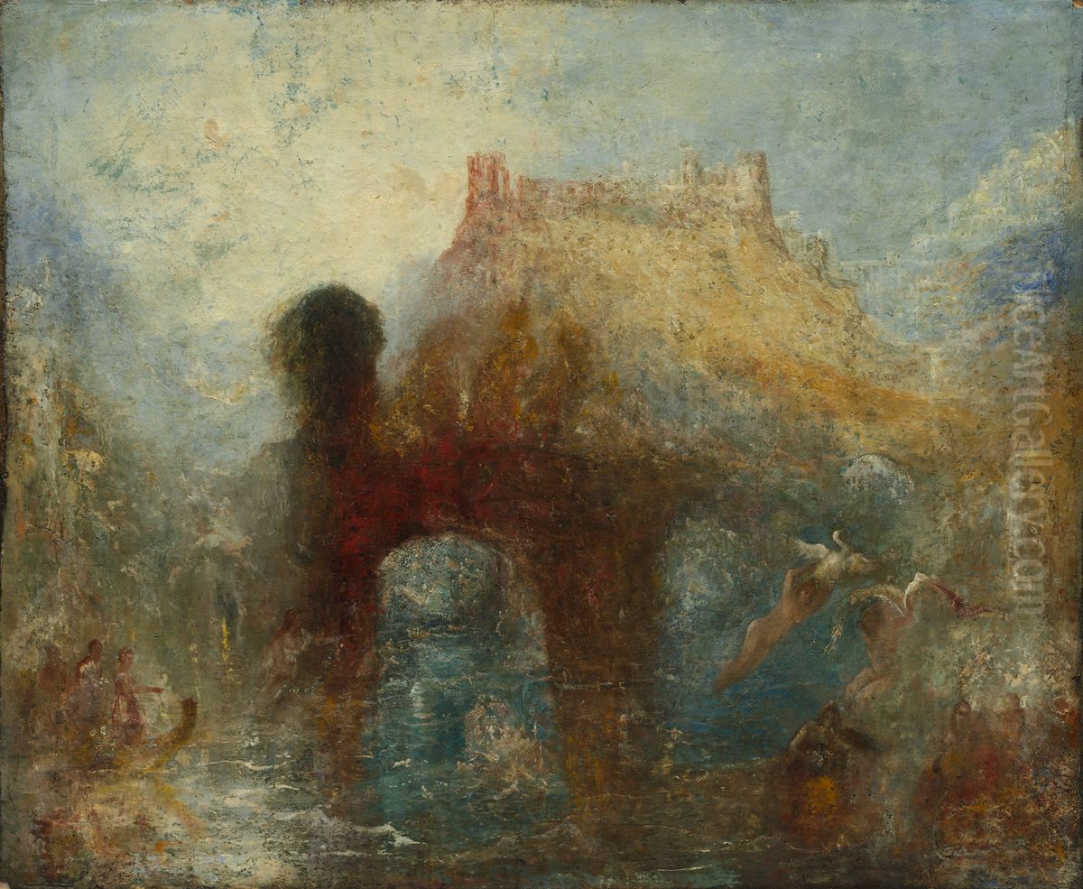 Queen Mab's Cave Oil Painting by J. M. W. Turner
