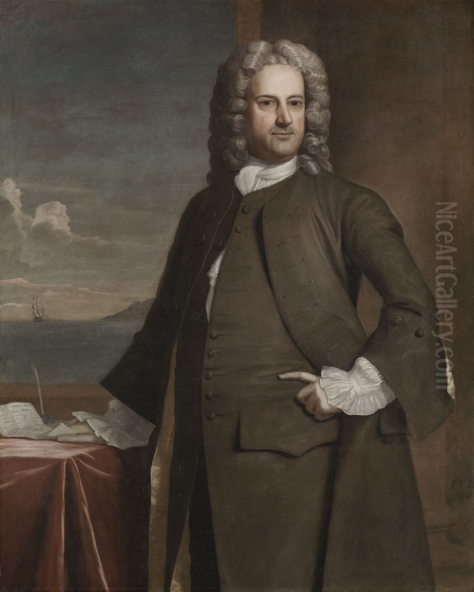 Charles Apthorp Oil Painting by Robert Feke