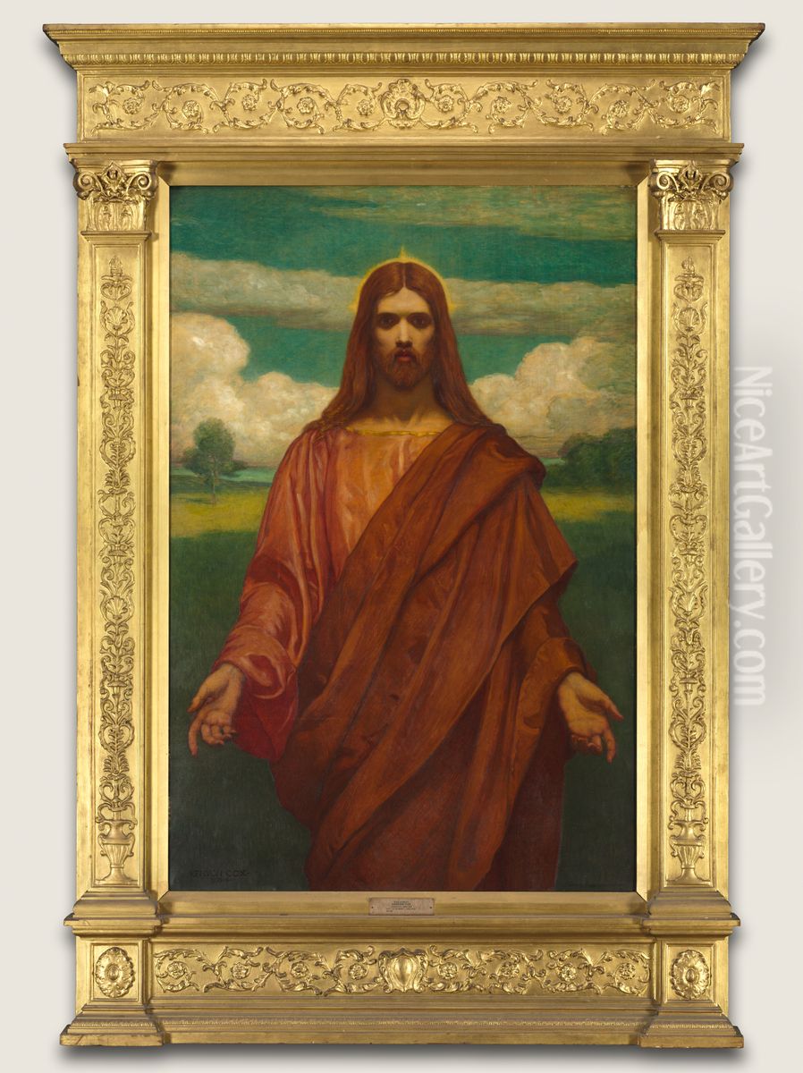 Christ Oil Painting by Kenyon Cox