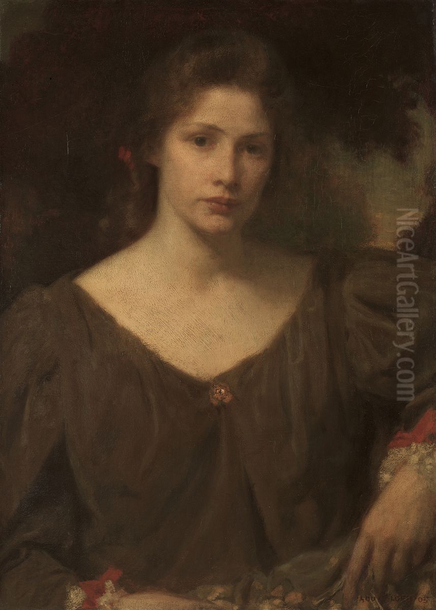 Jessica Oil Painting by Louis Loeb