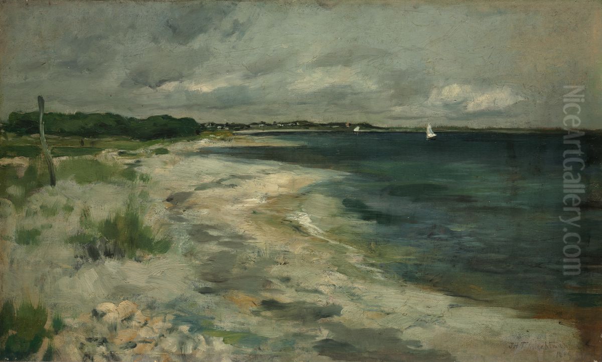 Storm Clouds Oil Painting by John Henry Twachtman