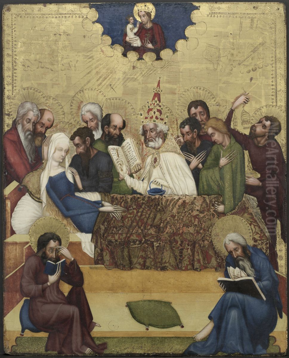 Death of the Virgin Oil Painting by Master of Heiligenkreuz Abbey