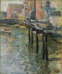 Deserted Wharf (The Old Mill at Cos Cob)
