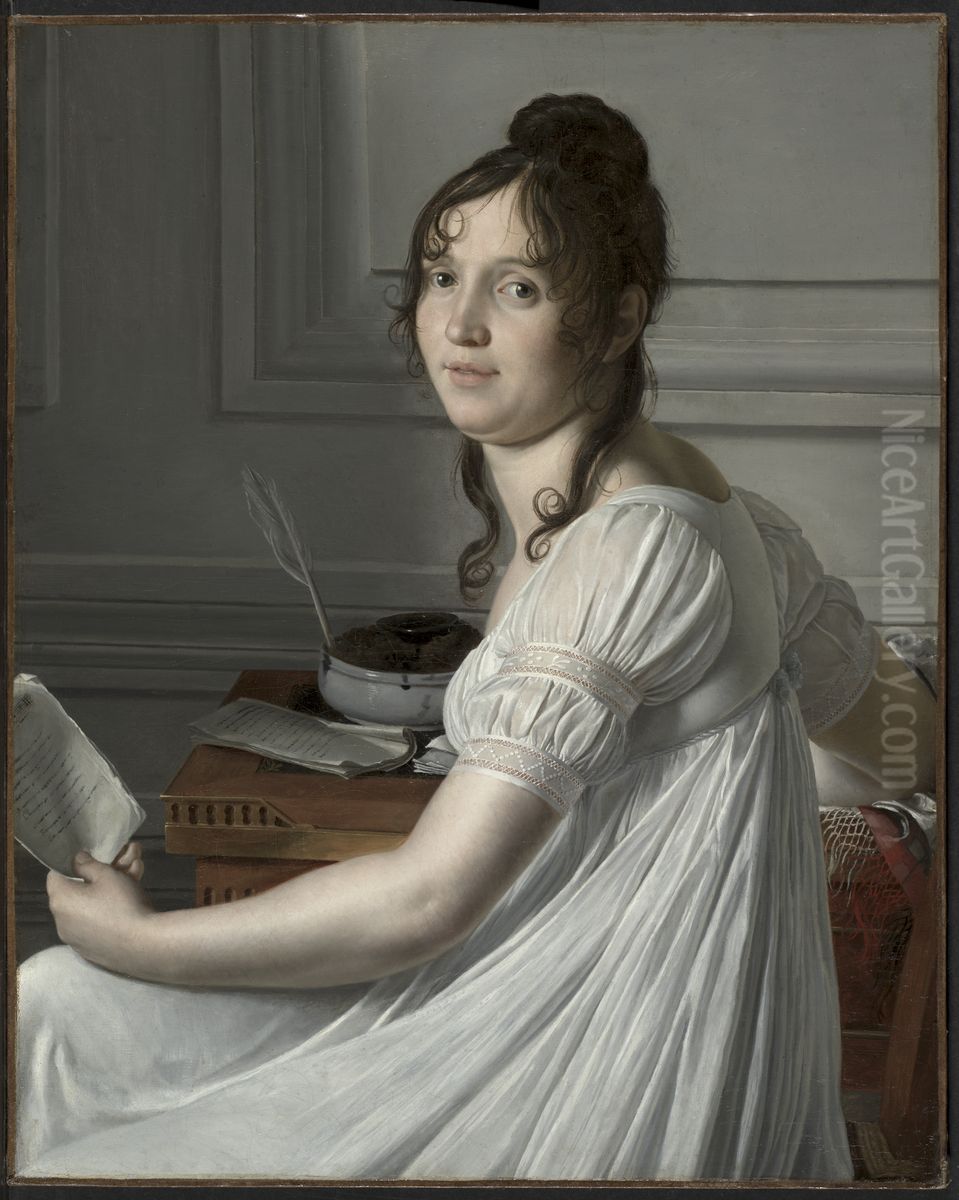 Sophie Crouzet Oil Painting by Louis Hersent