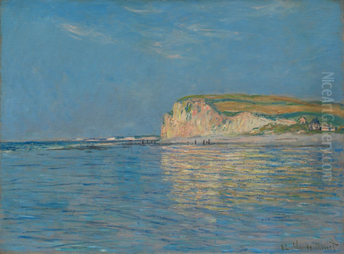 Low Tide at Pourville, near Dieppe, 1882 Oil Painting by Claude Oscar Monet
