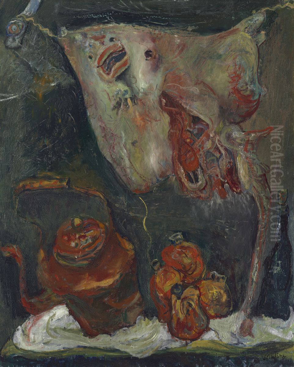 Still Life with Rayfish Oil Painting by Chaim Soutine