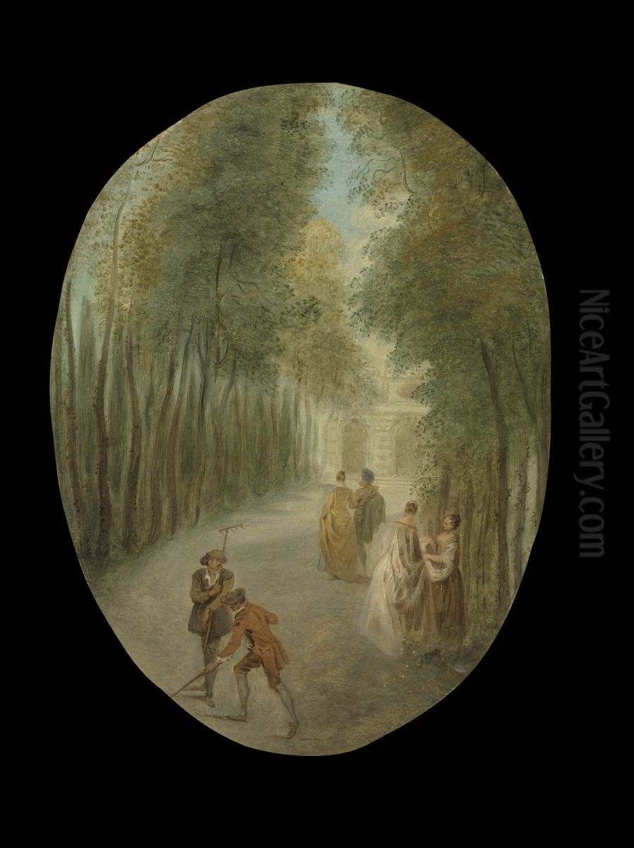 Spring Oil Painting by Jean-Baptiste Pater