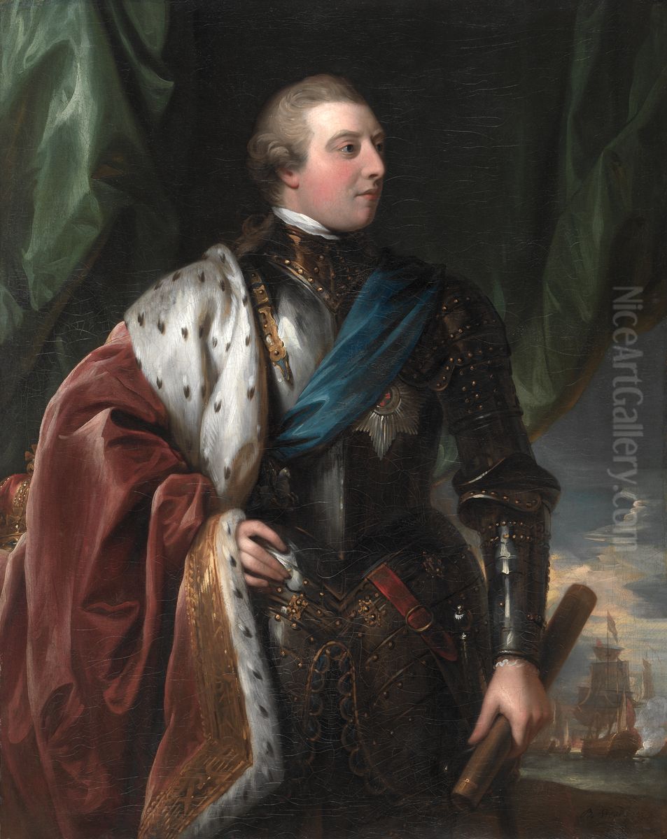 George III Oil Painting by Benjamin West