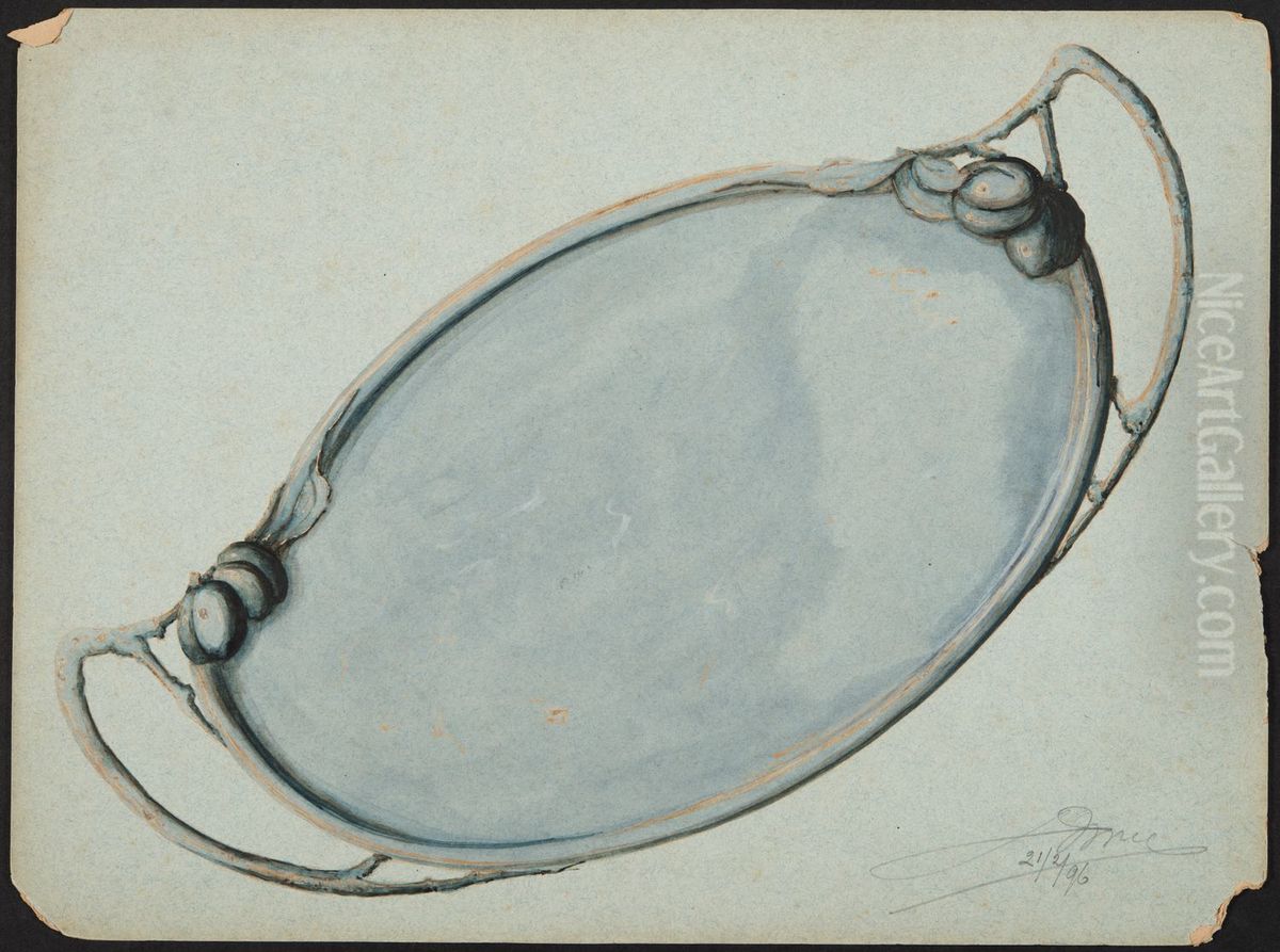 drawing by Philippe Wolfers , KBS-FRB, D2017.023.019.030 Oil Painting by Philippe Wolfers