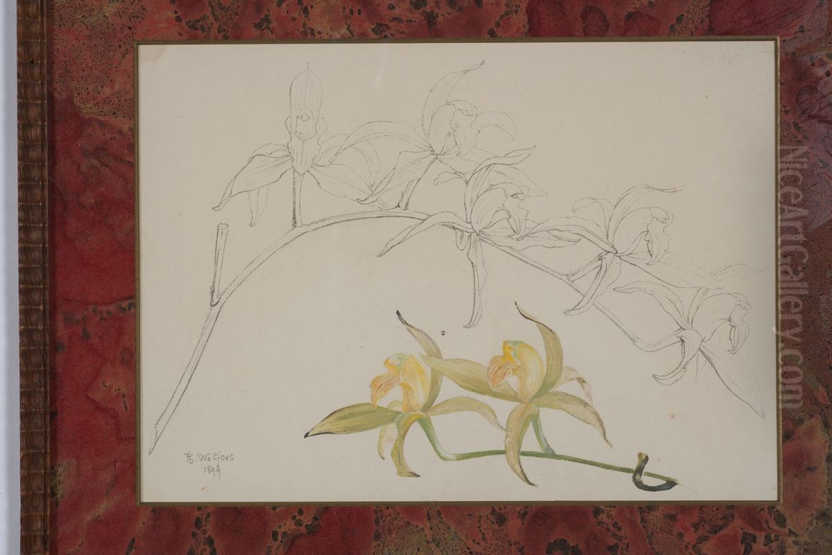 drawing by Philippe Wolfers , KBS-FRB, D2017.023.019.050 Oil Painting by Philippe Wolfers