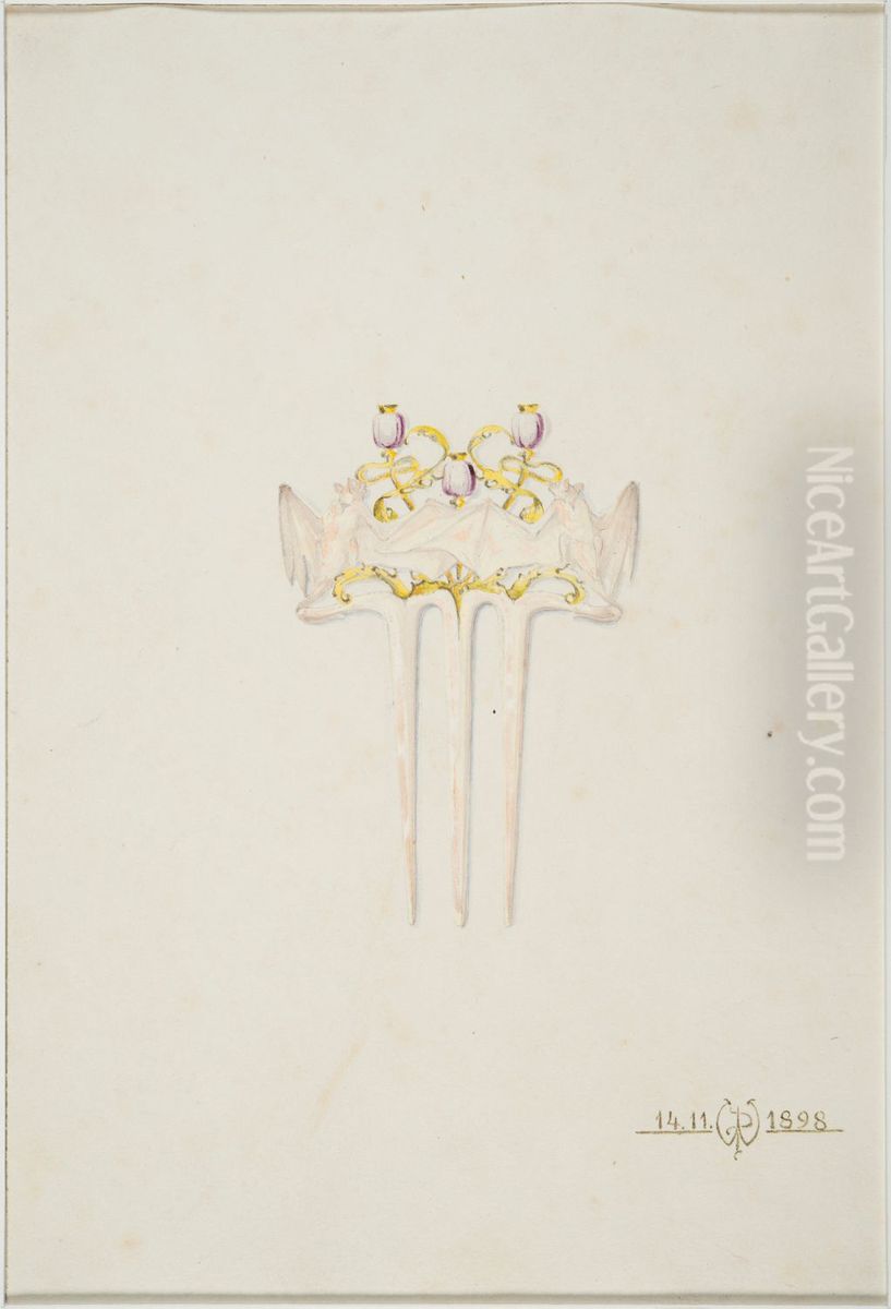 drawing by Philippe Wolfers , KBS-FRB, D2017.023.019.056 Oil Painting by Philippe Wolfers