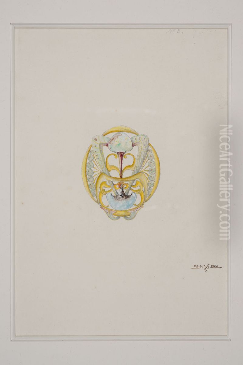 drawing by Philippe Wolfers , KBS-FRB, D2017.023.019.084 Oil Painting by Philippe Wolfers