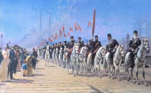 Ertugrul Suvari Alayi Koprude (1901)