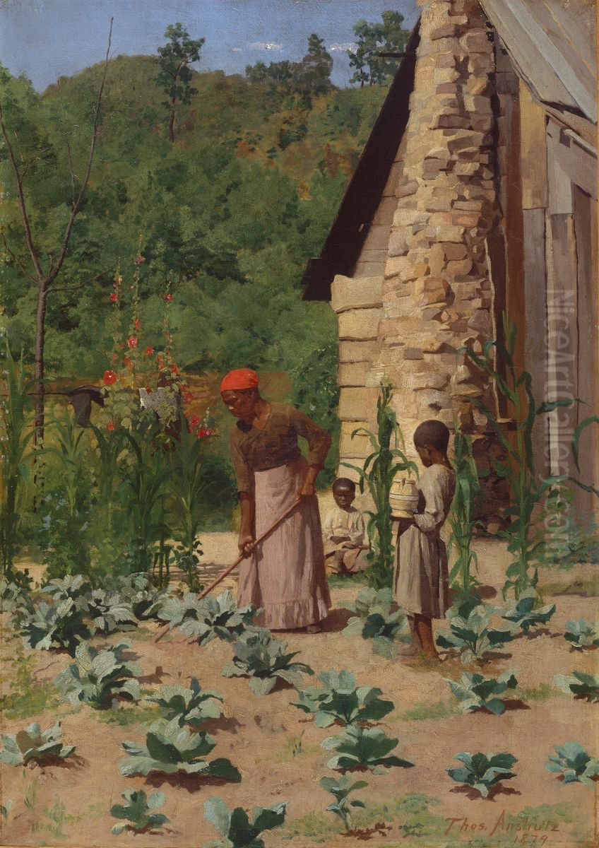 The Way They Live Oil Painting by Thomas Pollock Anshutz