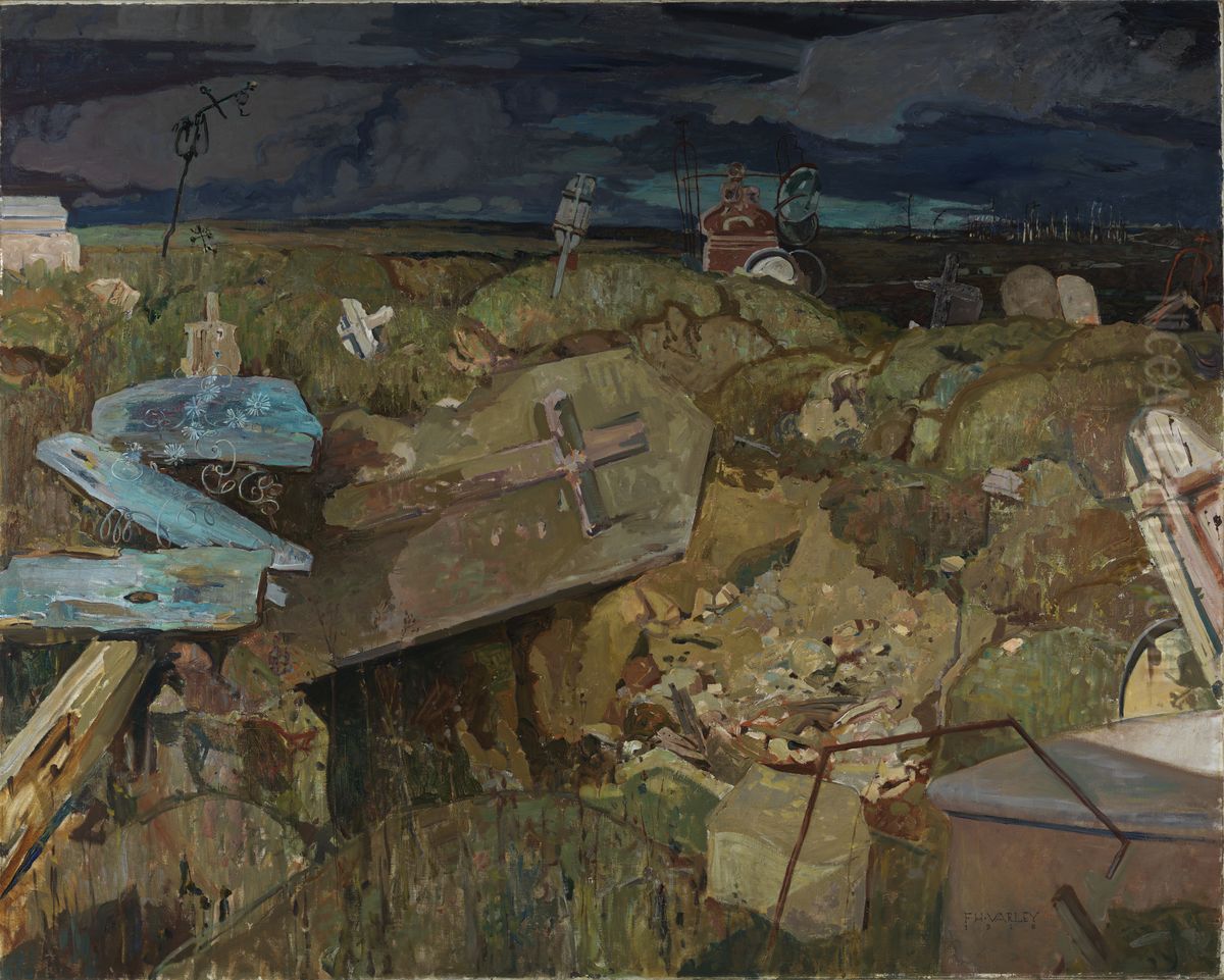Some Day the People Will Return Oil Painting by Frederick Varley