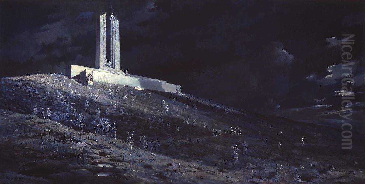 Ghosts of Vimy Ridge Oil Painting by Will Longstaff