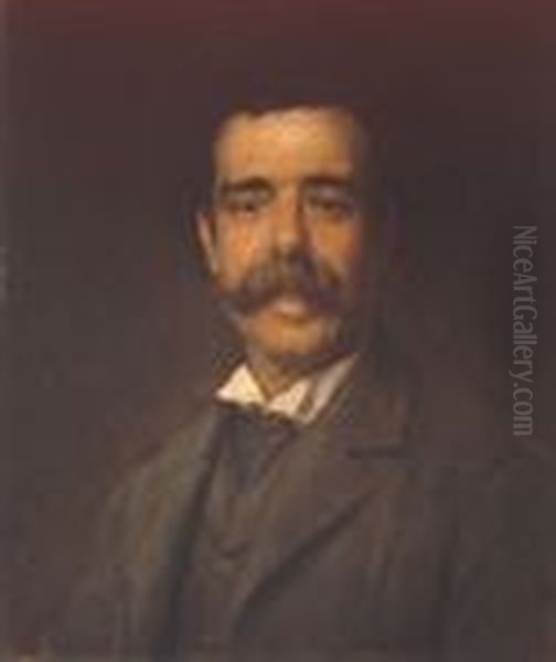 Portrait of Manuel Joao da Costa Oil Painting by Jose Malhoa