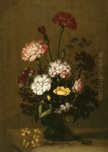 Flowers in a glass vase