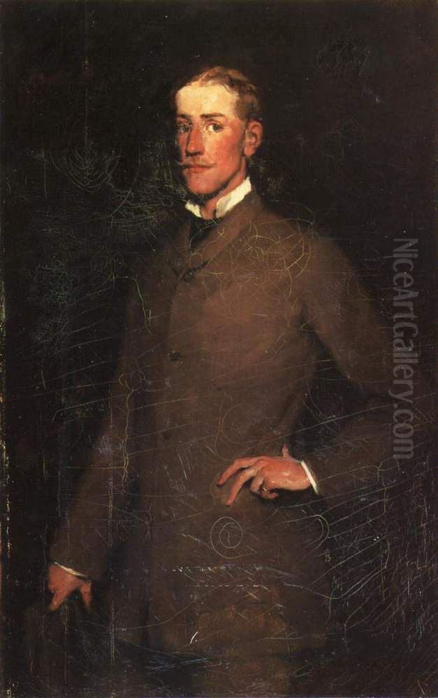 Ralph Curtis Oil Painting by Frank Duveneck