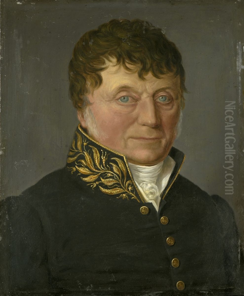 Portrait of Andreas Aagaard Kionig Oil Painting by Jacob Munch