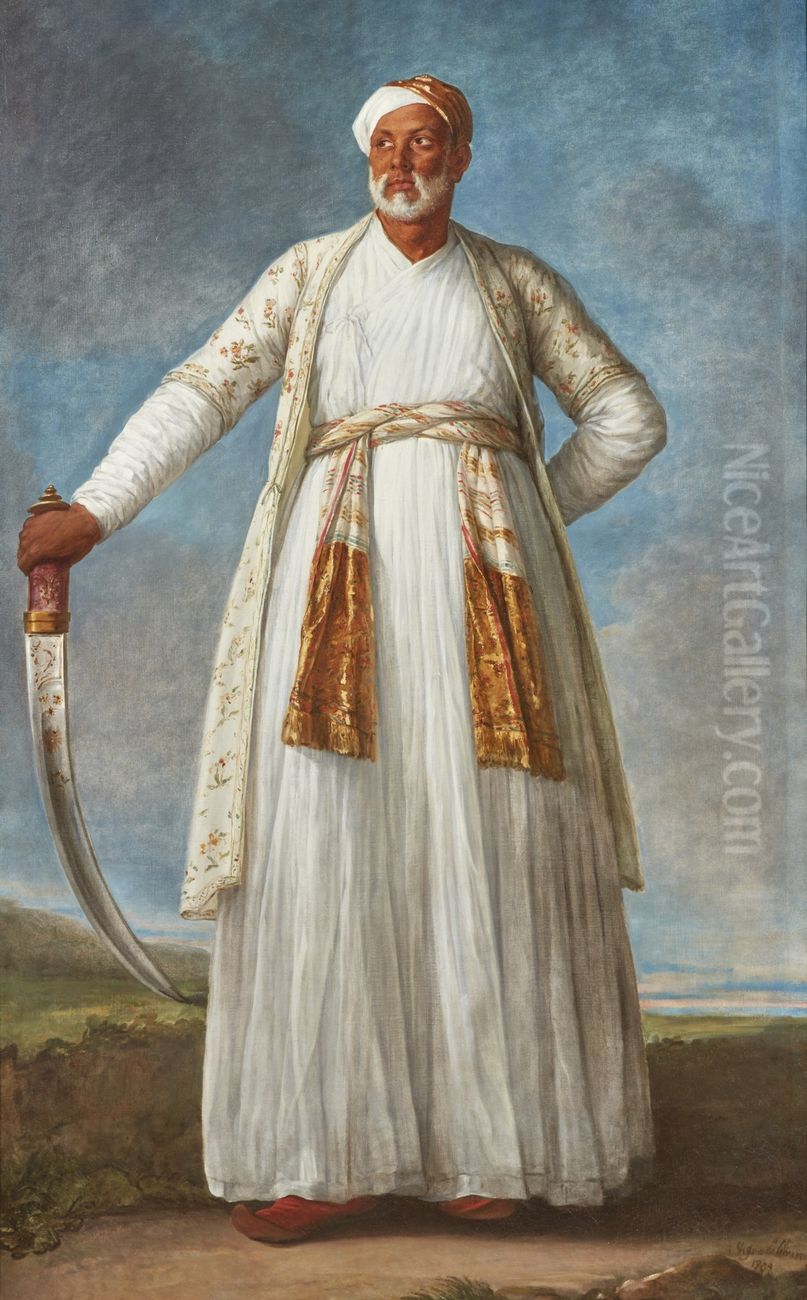 Portrait of Muhammad Dervish Khan Oil Painting by Elisabeth Louise Vigee Le Brun