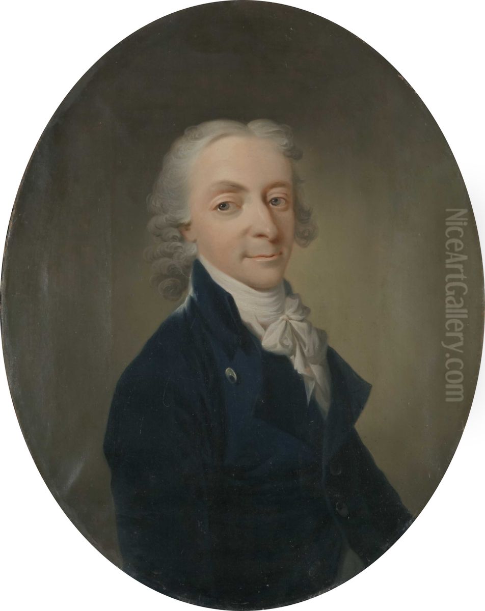 Portrait of Marcus Gjoe Rosenkrantz Oil Painting by Christian August Lorentzen