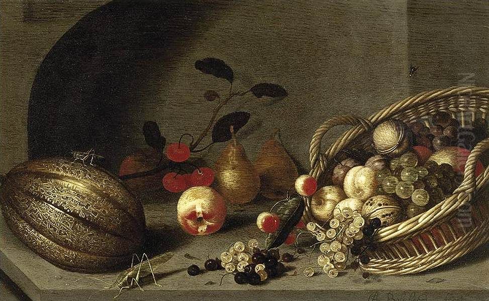 Still-Life of Fruit Oil Painting by Ambrosius Bosschaert II