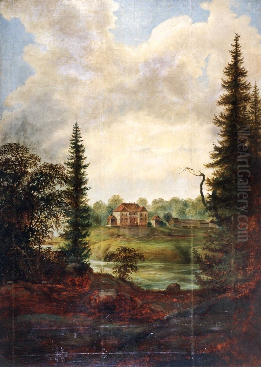 Eidsvollsbygningen Oil Painting by Peder Balke