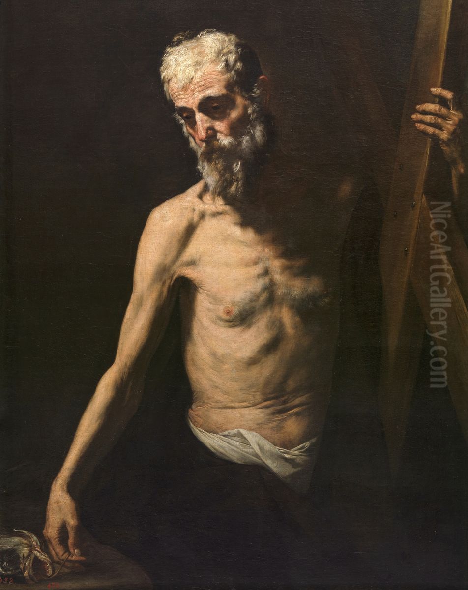 Hl. Andreas, Apostel Oil Painting by Jusepe de Ribera