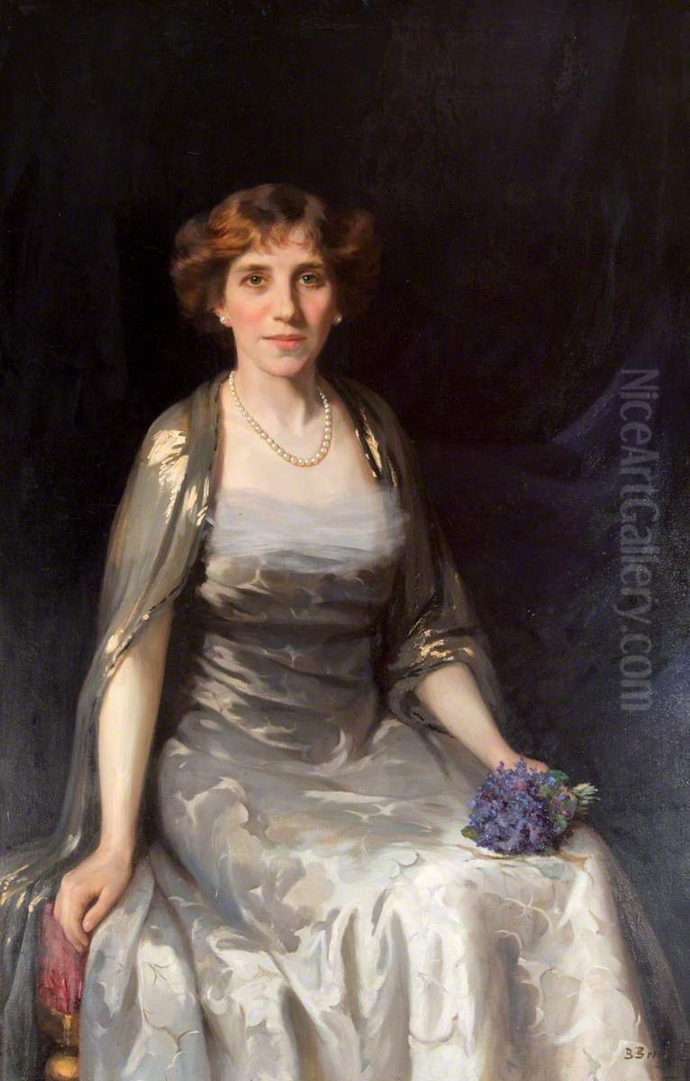 Mrs Lurline May Higgon Oil Painting by Beatrice Bright