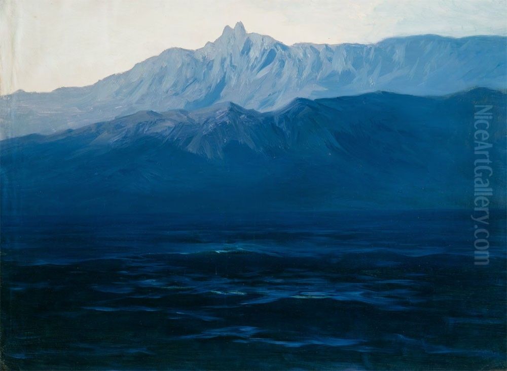 <<Aj-Petri. Krym>> Oil Painting by Arkhip Kuindzhi