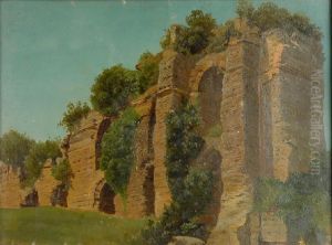 Remains of the Claudian Aqueduct (Aqua Claudia) in the Roman Campagna