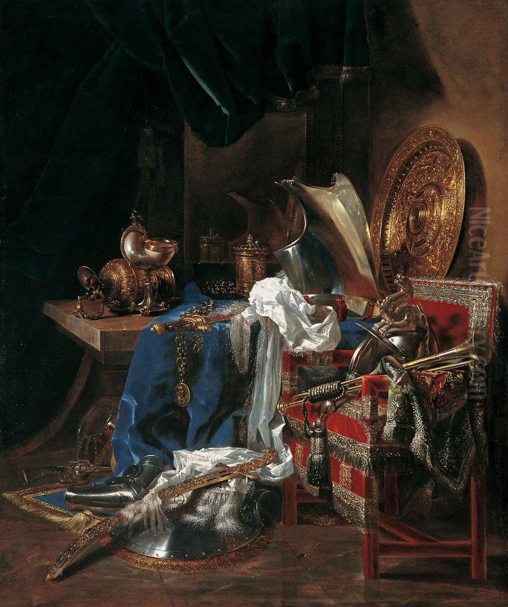 Armes et armures Oil Painting by Willem Kalf