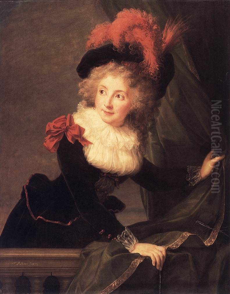 Madame Perregaux Oil Painting by Elisabeth Louise Vigee Le Brun
