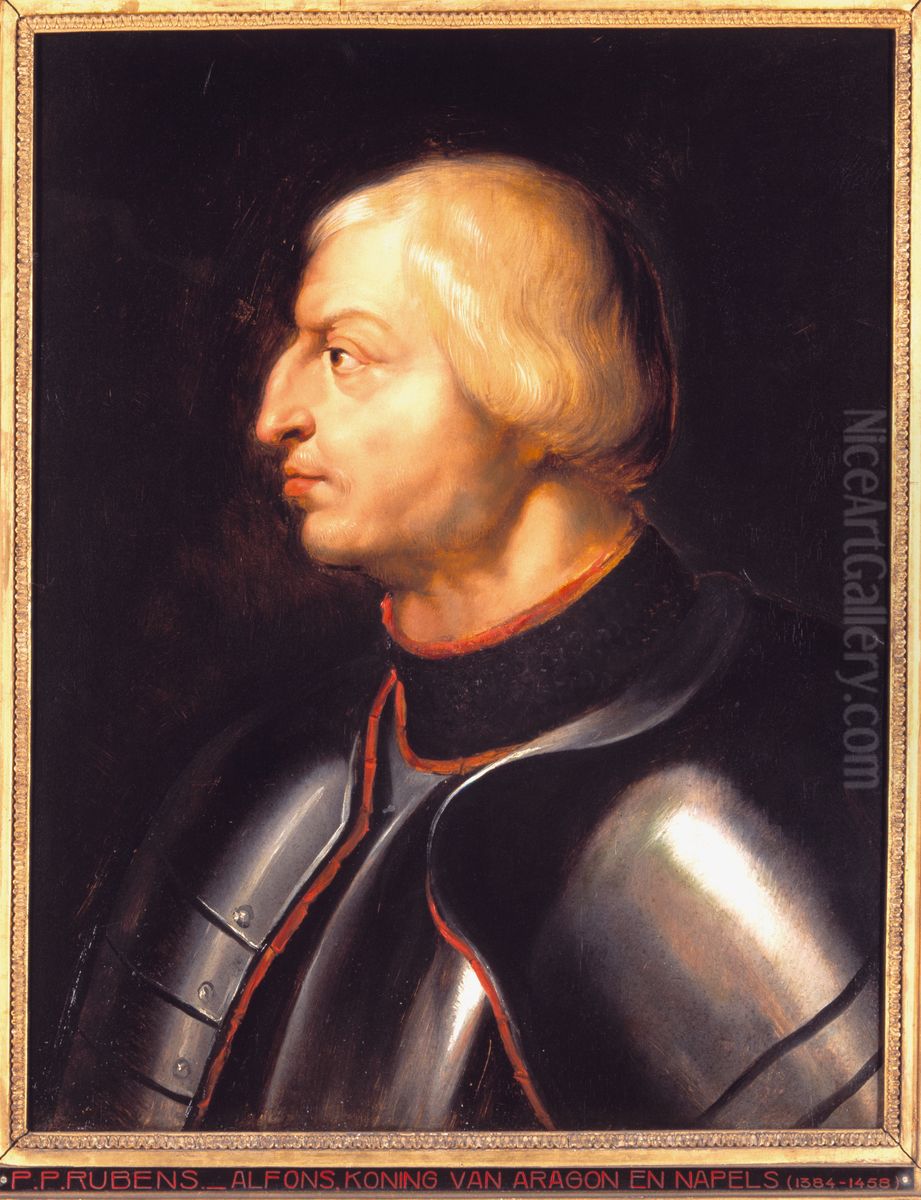 Portrait of Alfonso V of Aragon Oil Painting by (studio of) Rubens, Peter Paul