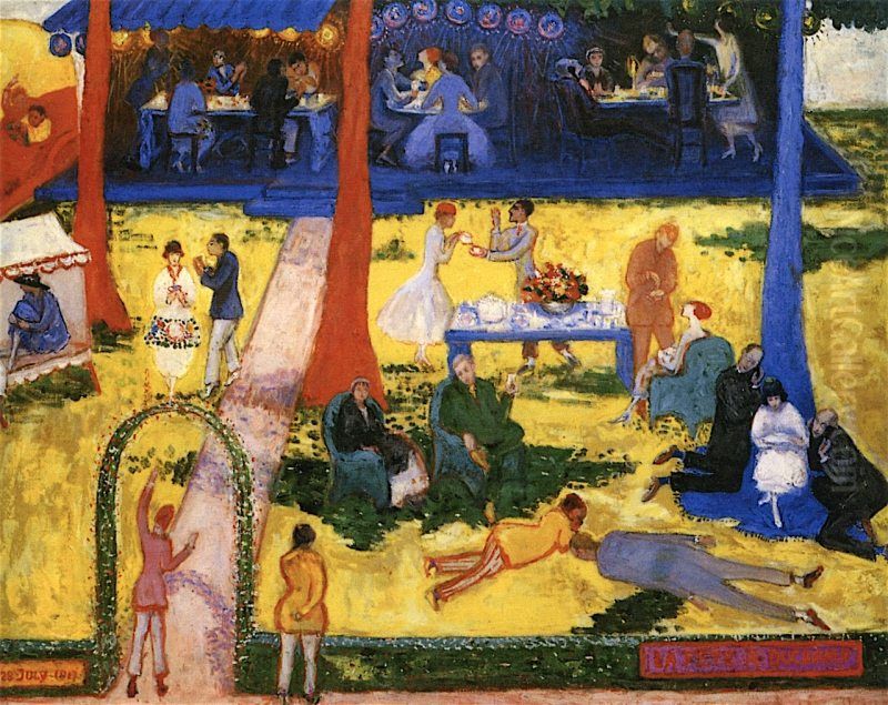 La Fete a Duchamp Oil Painting by Florine Stettheimer