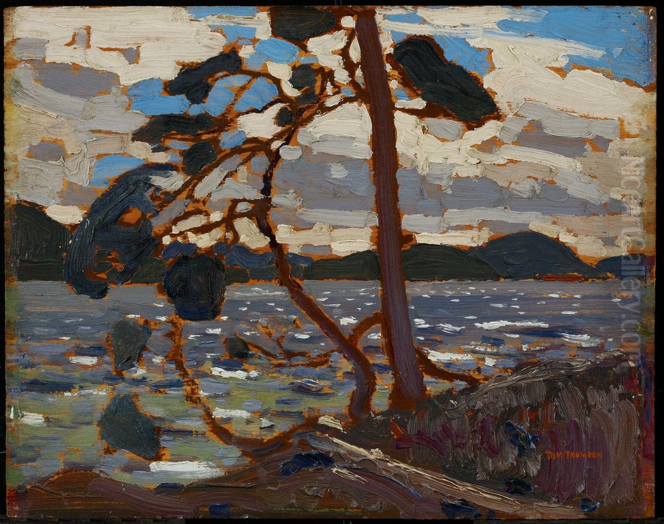 Sketch for The West Wind Oil Painting by Tom Thomson