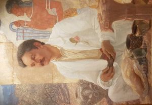 Sir Arthur Evans among the Ruins of the Palace of Knossos