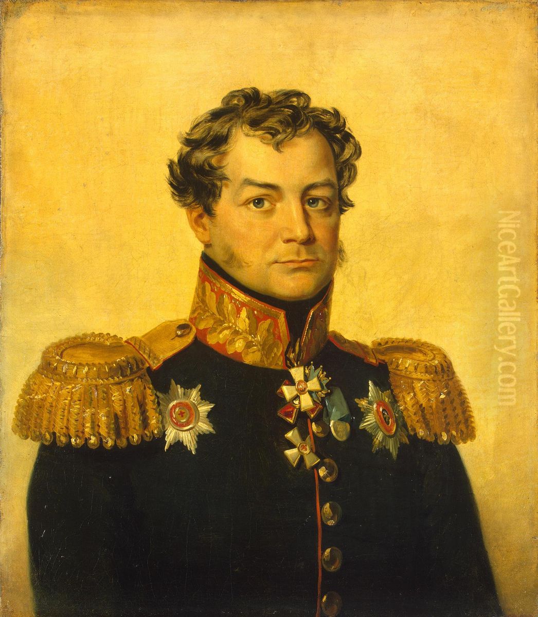 Portrait of Kirill F. Kazachkovsky (1760-1829) Oil Painting by George Dawe