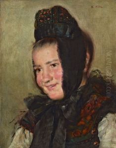 Head of a girl / Female portrait
