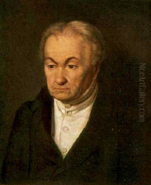 Portrait of the Landowner Piotr Miliukov Oil Painting by Grigory Soroka