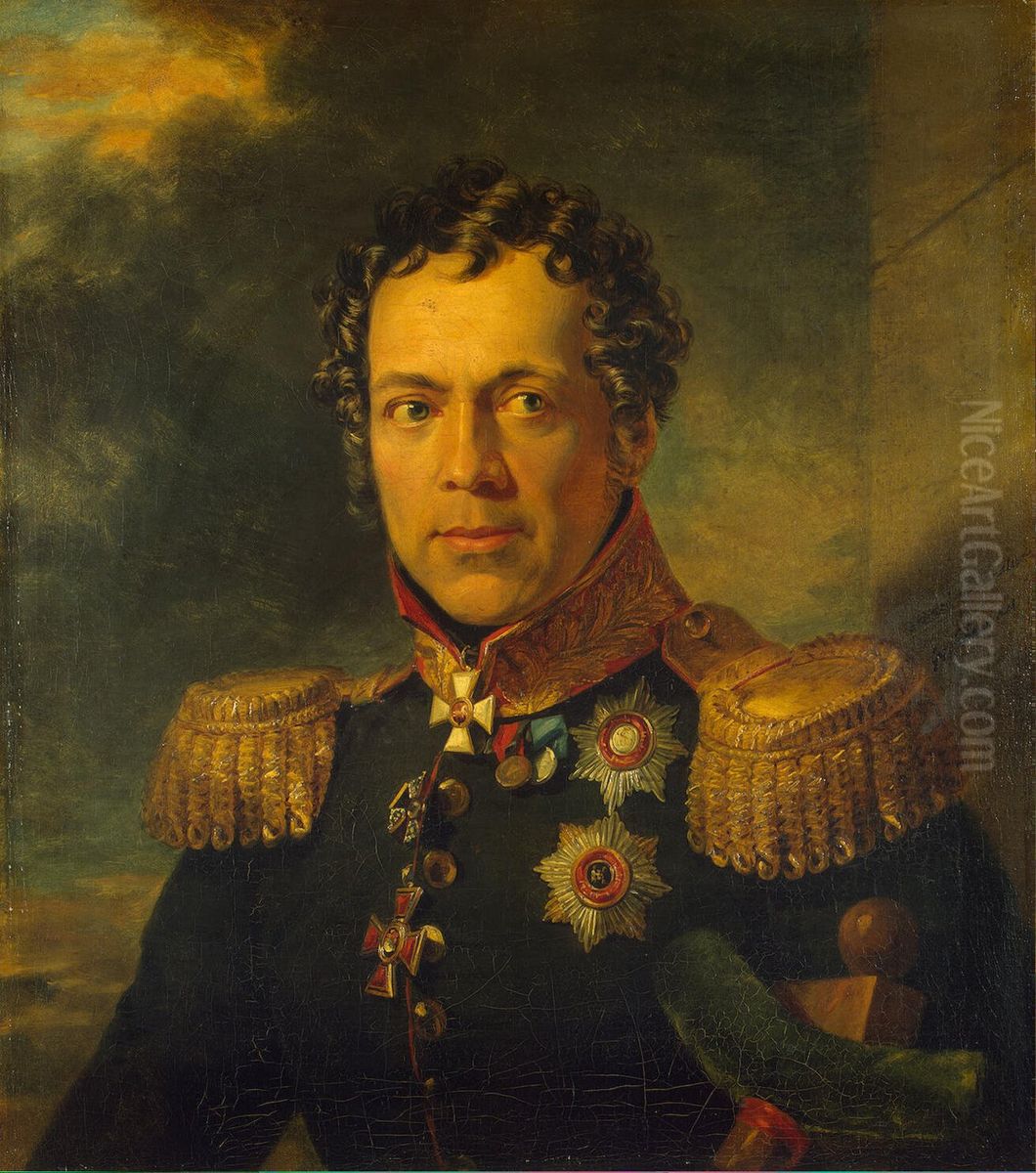 Alexey Nikolaevich Bahmetyev 3-d (1774 - 1841) Oil Painting by George Dawe