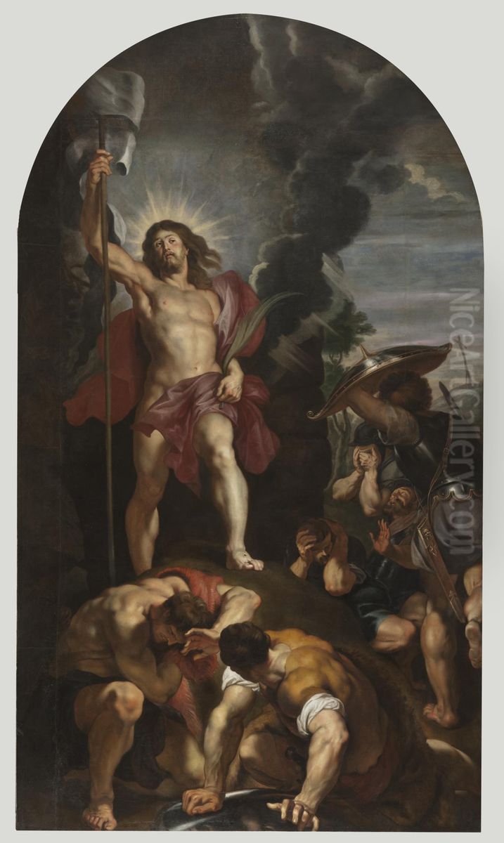 Resurrection of Christ Oil Painting by (studio of) Rubens, Peter Paul