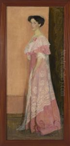 Study of a Lady in Pink