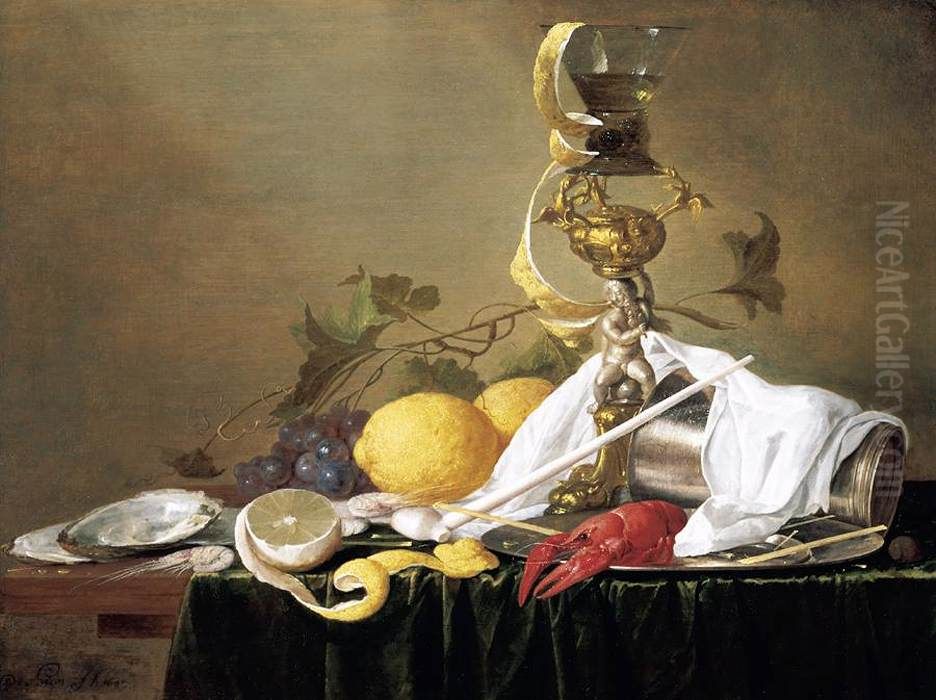 Still life Oil Painting by Jan Davidsz. De Heem