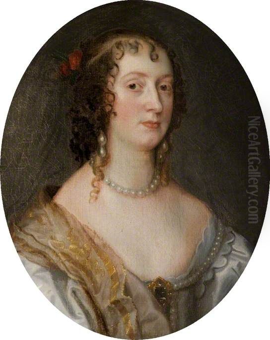 Olivia Boteler Porter (d.1633), Lady-in-Waiting to Queen Henrietta Maria and Wife of Endymion Porter Oil Painting by Sir Anthony Van Dyck