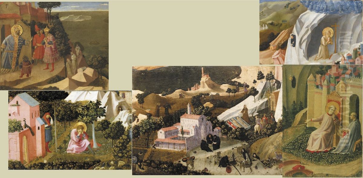 Thebaide Oil Painting by Fra Angelicoand workshop
